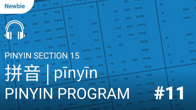 Pinyin Section 15