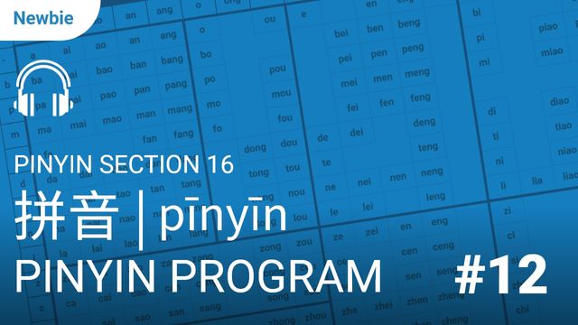 Pinyin Section 16